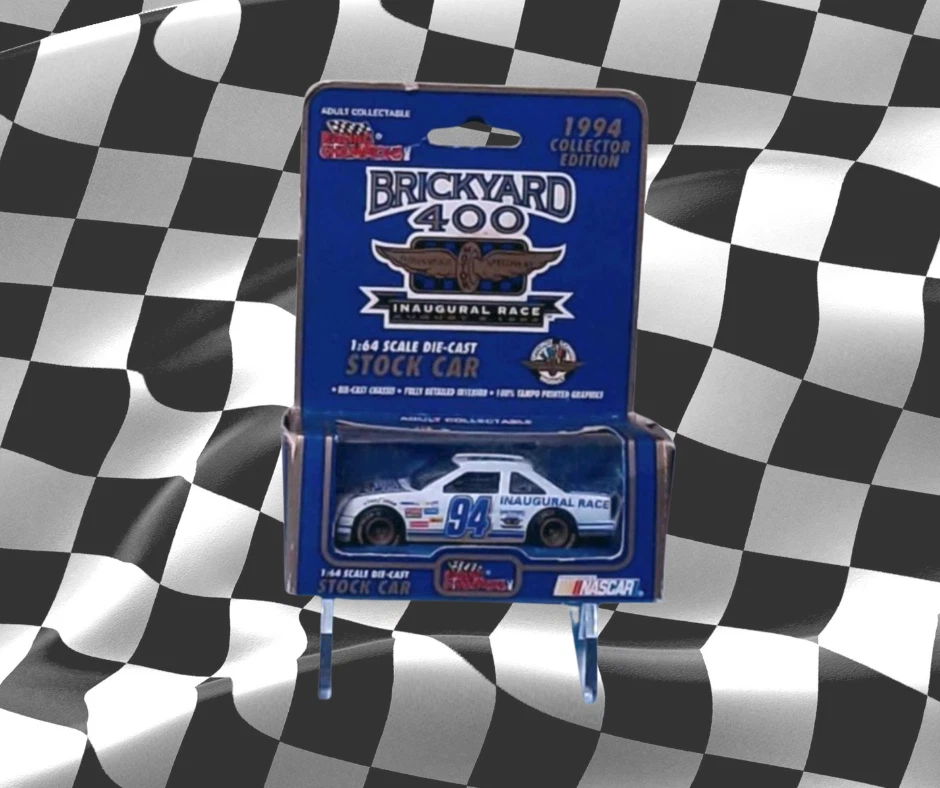 3 Vintage NASCAR Die-Cast Cars – Brickyard 400, Lake Speed #83, Alan Kulwicki #7 - Image 2 of 4