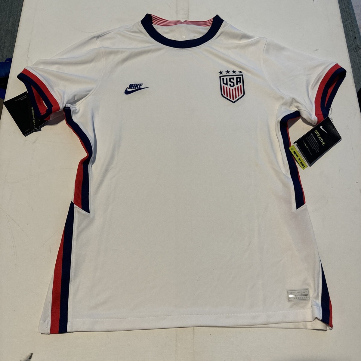 ⚽️ CD0908-100 New Nike Womens Soccer Team USA Stadium Home