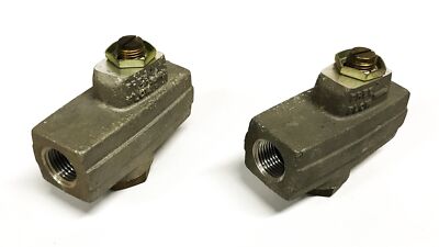 Parker Pneumatic Flow Control Valve S50LH [Lot of 2] NOS