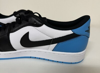 Nike Air Jordan 1 Low Retro OG UNC Mens Sz 13 Dark Powder Blue