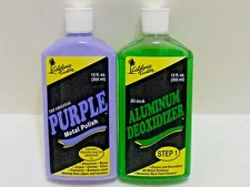 CALIFORNIA CUSTOM PURPLE METAL POLISH & DEOXIDIZER  BOAT MOTORCYCLE ALUMINUM CHR