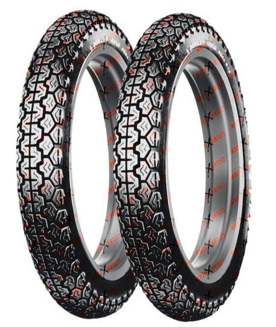 Dunlop K70 Front 3.25-19 Rear 4.00-18 Tire Set Motorcyle