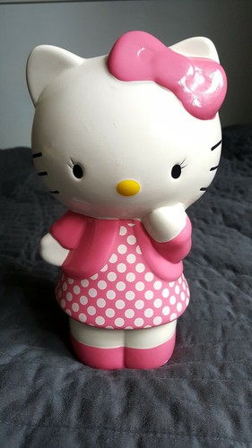 Sanrio Hello Kitty Calculator With Auto Clock #KT2076 / Coin Piggy Bank collect - Picture 5 of 7