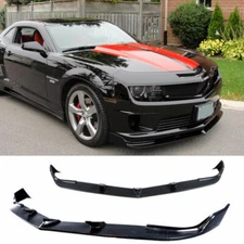 FOR 2010-13 CHEVY CAMARO V6 SLN URETHANE FRONT BUMPER LIP SPOILER