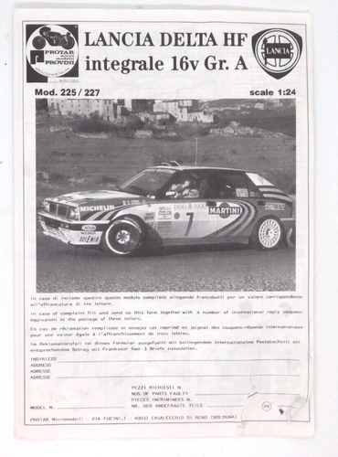 Italeri 1/24 Delta HF Integrale 16v Gr.A (#3689) | Scale Model