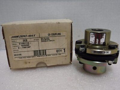 ZERO-MAX MODEL 6A30 CD COUPLING 0.750'' X 20 MM BORE 6-30