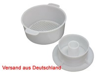 Käseform mit Pressdeckel Druckzylinder Käse selber machen Käseformen Herstellung