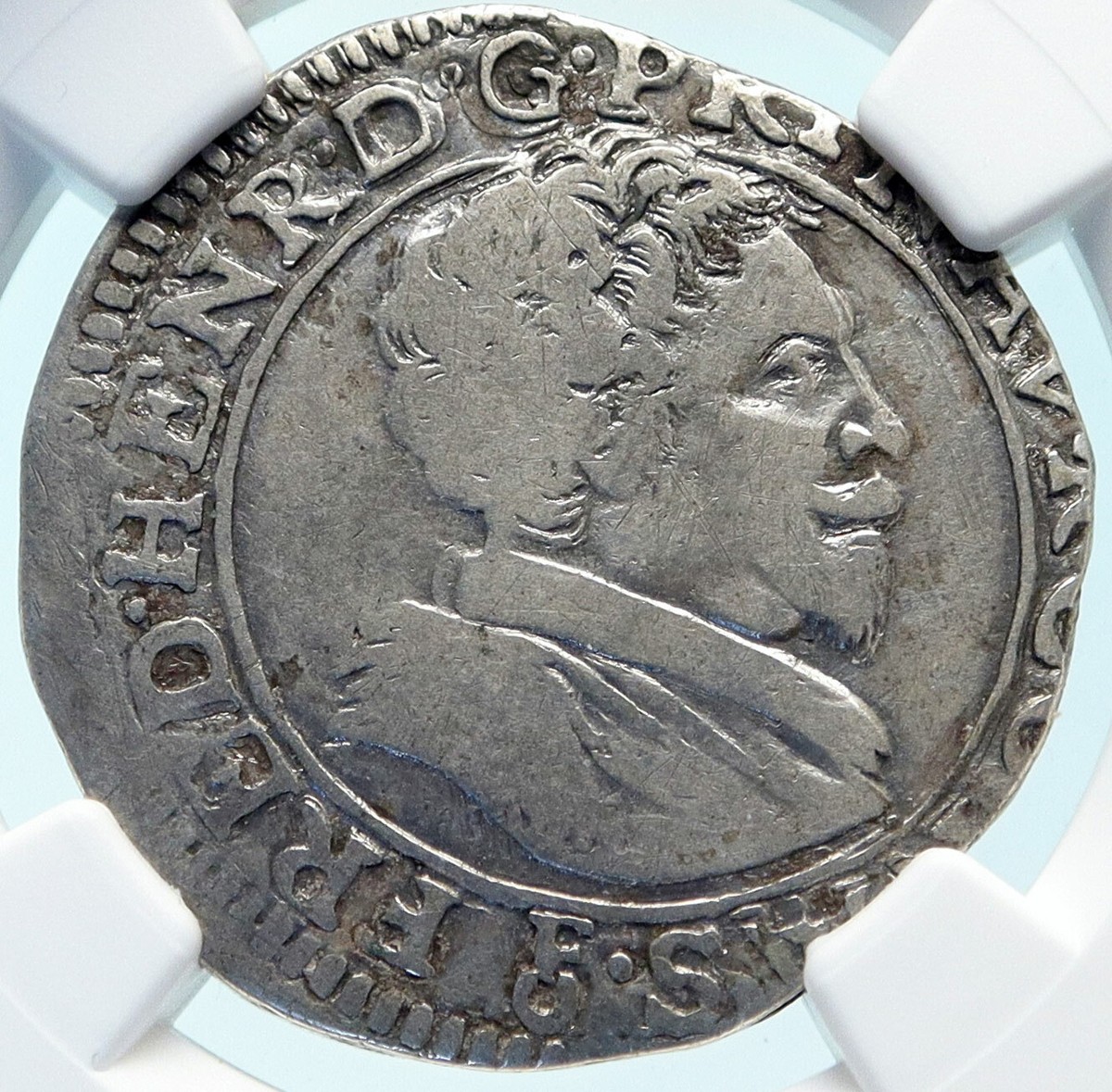 1625-47 FEUDAL FRANCE Prince Orange FREDERICK HENRY Old Silver NGC