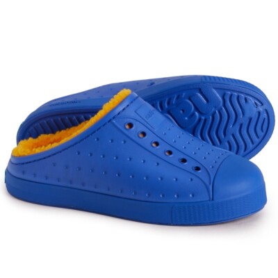 NATIVE Shoes Cozy Jefferson Shoes Kids C13 Slip-On Open Back Blue New