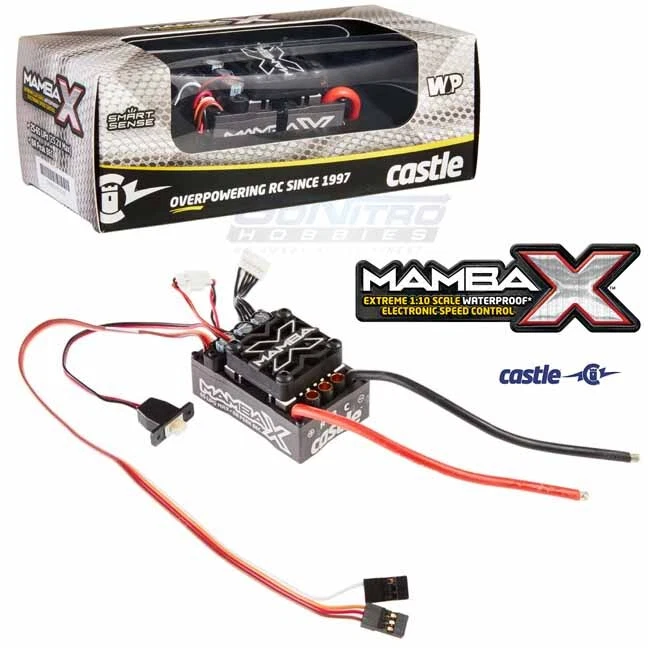 Castle Creations Mamba X 1/10 Sensored 25,2V Waterproof ESC / Speed Controller