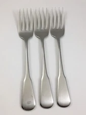 Lot of 3 Oneida Independence Deluxe Stainless Flatware 6 3/4" Salad Forks