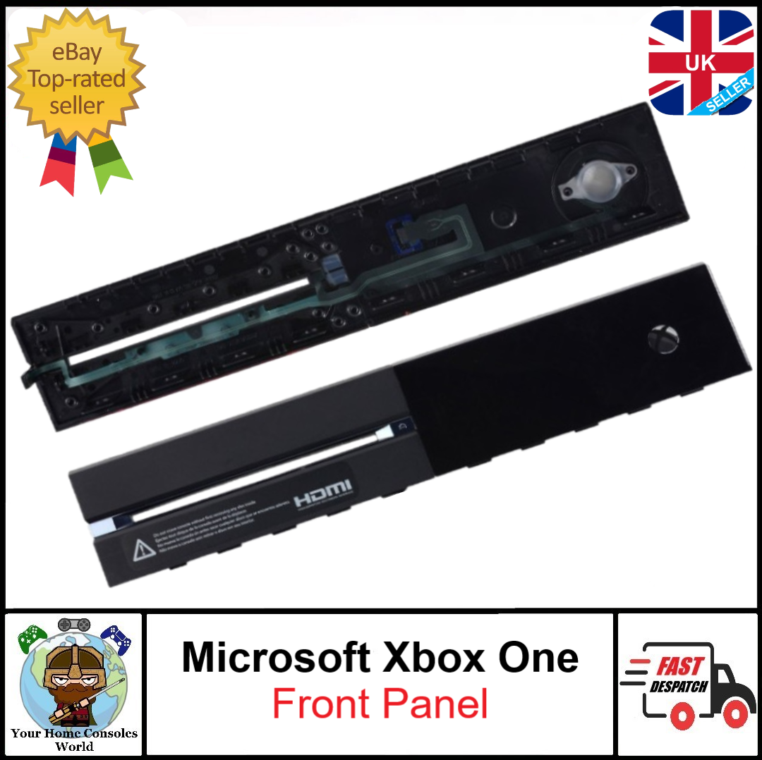 Microsoft Xbox One Console 1540 Front Panel & Ribbon Black