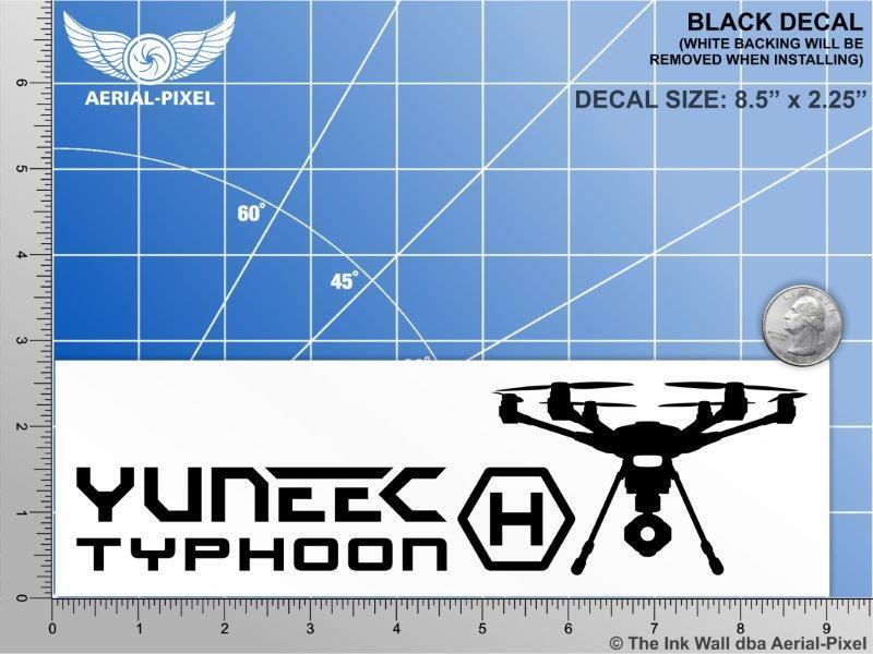 Case Decal Sticker for Hexacopter UAV Drone ST16 CGO3+ Yuneec Typhoon H Window