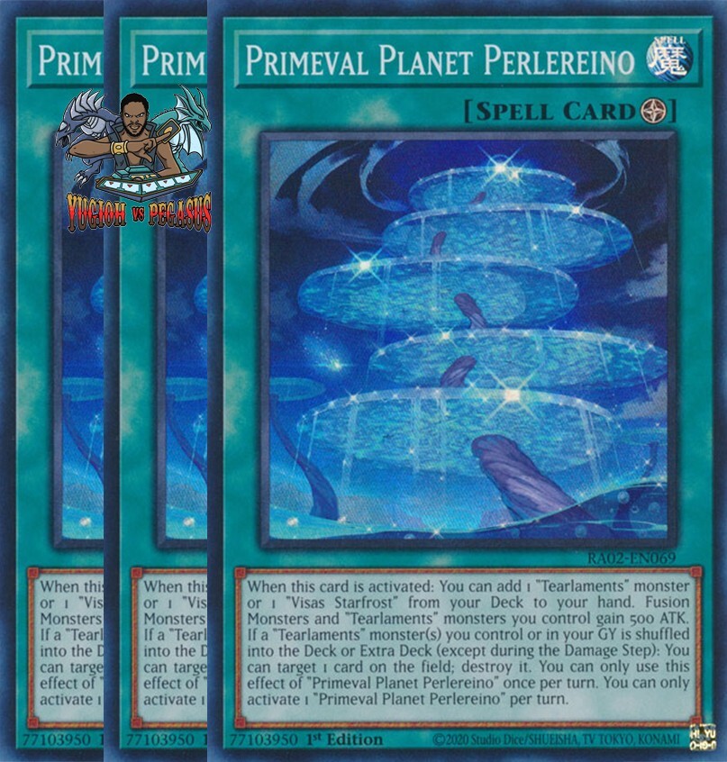 Yugioh! 3x Primeval Planet Perlereino RA02-EN069 Super Rare 1st Ed NM | eBay Yugioh! 3x Primeval Planet Perlereino RA02-EN069 Super Rare 1st Ed NM | eBay