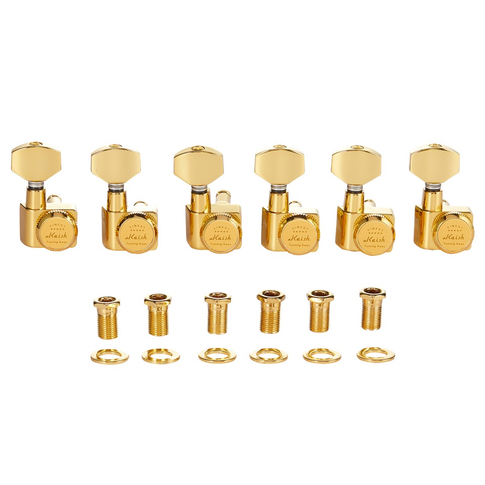 Tele Pin Set KAISH 21:1 Dual Pin Locking Tuners 2 Pin Locking Tuning Keys fits USA ...