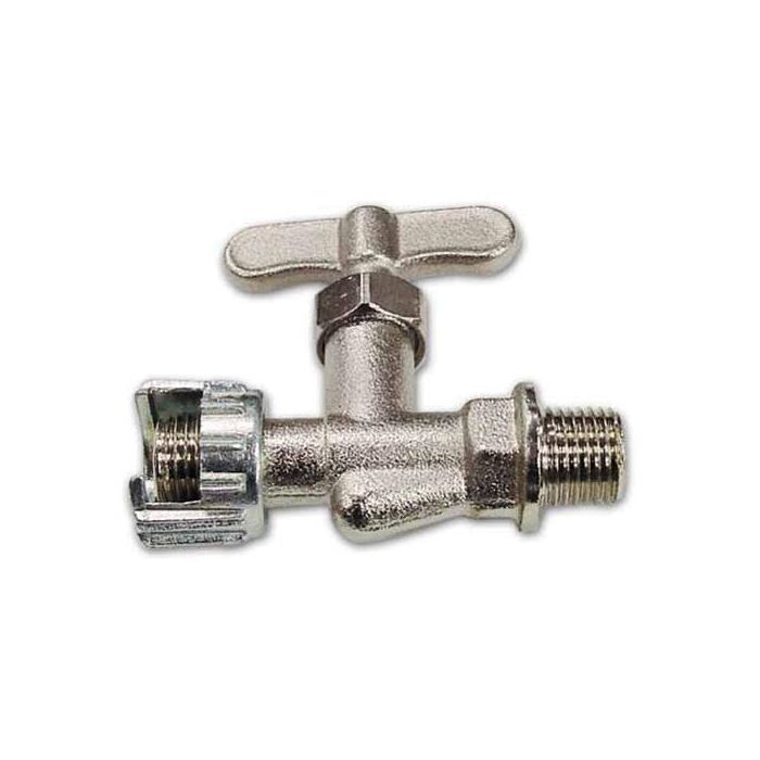 Rubinetto A Spillo Per Aria Compressa Walmec - Filettatura 1/4" Maschio-Maschio - Foto 2