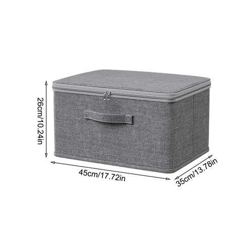 Fabric Storage Box Shelf Closet Basket Organizer Container 2x Large responsible - Picture 3 of 14