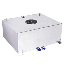 20 Gallon 80l Gallon Aluminum Polished Race Drift Fuel Cell Tank Level Sender