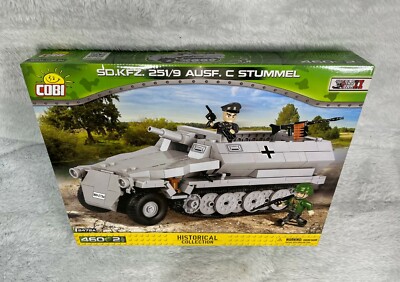 COBI SD.KFZ. 251/9 AUSF. C STUMMEL Half-Track SET# 2472A (460 Pcs.) US SELLER
