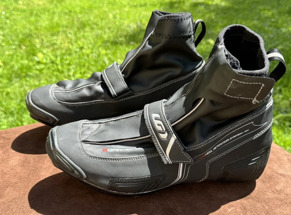 Louis Garneau Men’s Glacier Road Bike MTB Shoes Black Sz 43 8.5 Ergo Air SPD - Image 3 of 4