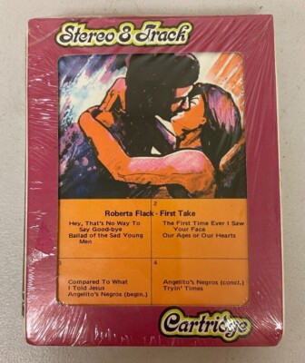ROBERTA FLACK FIRST TAKE HOLIDAY STEREO  8 TRACK CARTRIDGE 