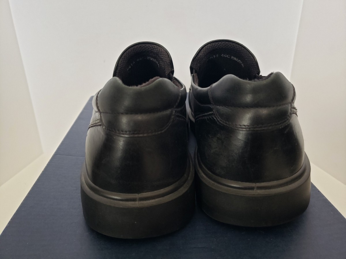 Ecco‎ Mens Loafers Shoes Sz 45 US 11 Black Light Shock Point Slip On Loafers EUC Men main image 4