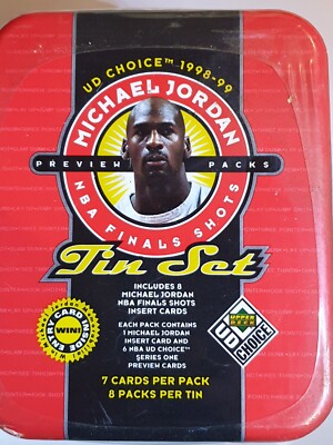 1998 Upper Deck Michael Jordan NBA Finals Shots Tin Set- Factory