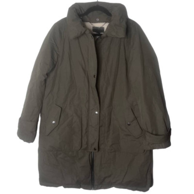 Bernardo Men's Green Duck Down Puffer Coat Large 