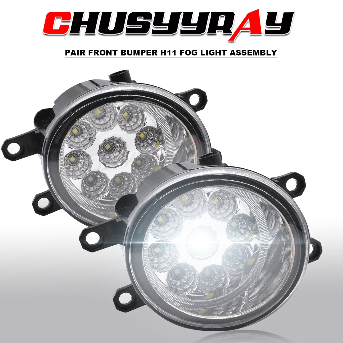 Front Bumper Fog Light Driving Lamps Left & Right For LEXUS RX450H 2010-2013 A+