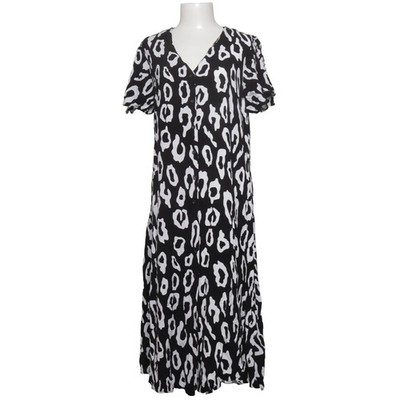 Threadbare, Kleid, Größe: 42, Schwarz/Weiß, Viskose, Leopard, Damen #uBH