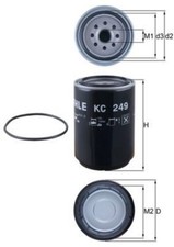 Filtro de combustible MAHLE para SCANIA VOLVO DAF GINAF MERCEDES CLAAS 4 - Serie 1296851