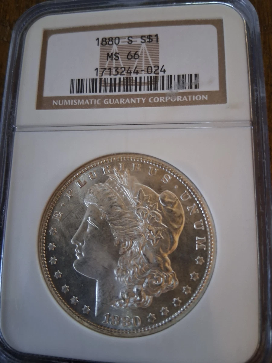 MS 66 Graded 1880 Year Morgan US Dollars (1878-1921) for sale | eBay