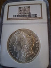 1880-S Morgan Dollar : NGC MS66 Blazing White
