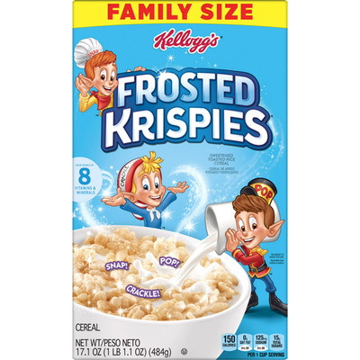 Kellogg's Frosted Krispies Breakfast Cereal, Kids Snacks, Family Breakfast, Fami
