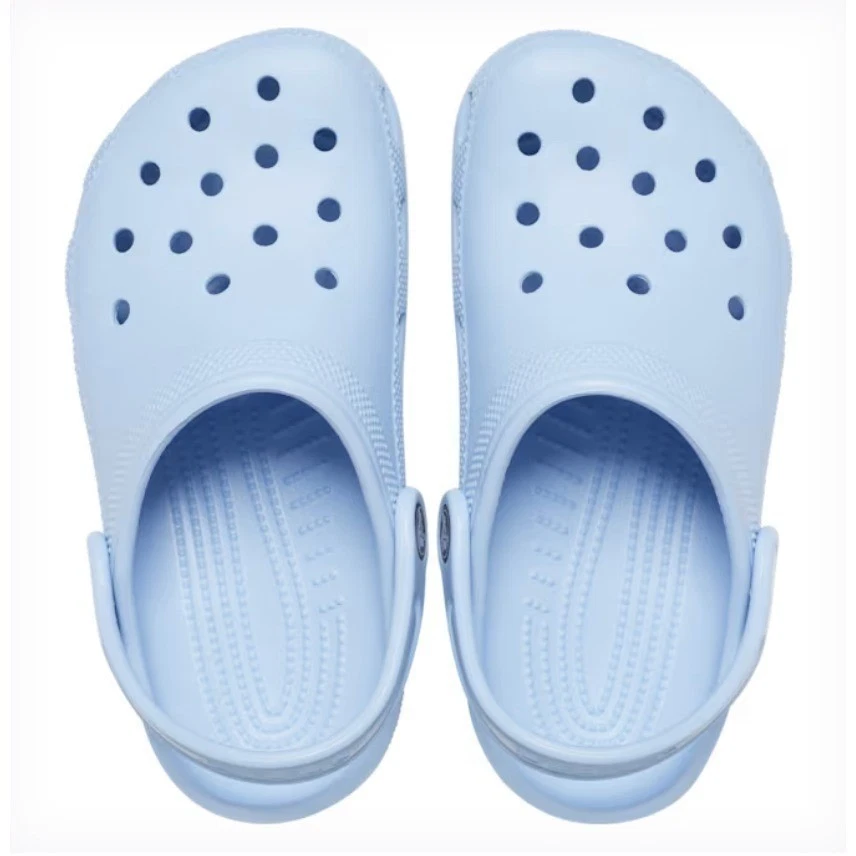 Crocs Classic Clog Big Kids 3 Moon Blue Calcite Slip On Sandals 206991 Clogs
