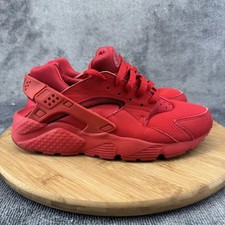 Nike Shoes Youth Size 6Y Red Air Huarache Run Triple Red Sneakers 654275-600