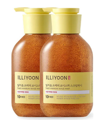 ILLIYOON Fresh Moisture Scrub Wash 400ml x 2ea  K-Beauty