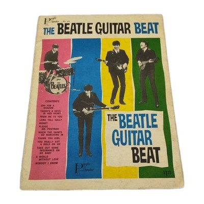 Beatles Guitar Beat 1964 Original Song Book Sheet Music VTG Pacific Popular #22