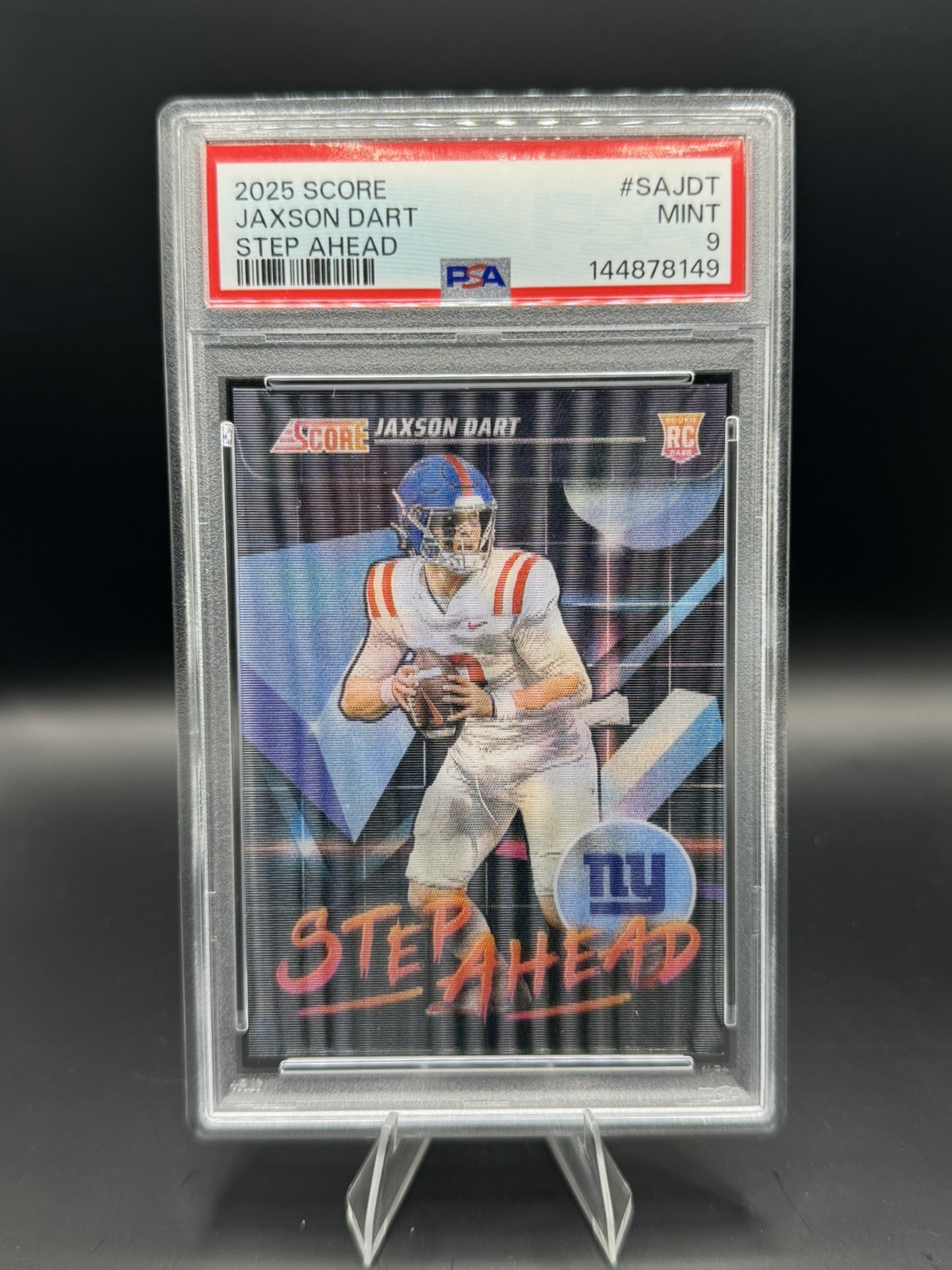 Jaxson Dart Panini Score Step Ahead #SAJDT Base