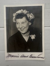 mamie eisenhower signed 5x7 with JSA Coa