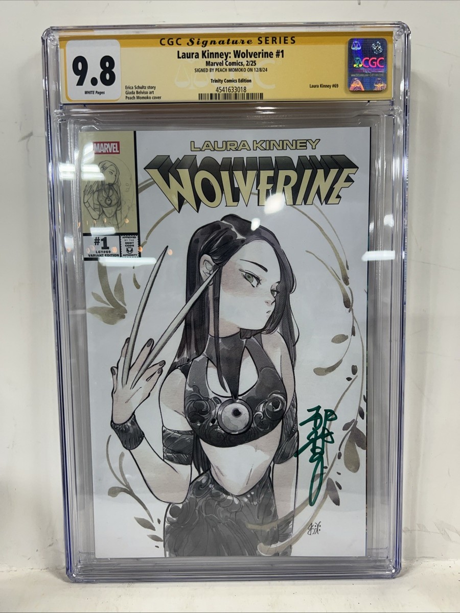 Laura Kinney: Wolverine #1 Peach Momoko Cover CGC SS 9.8 Signed