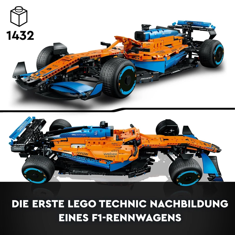 Lego Technic McLaren Formel 1 Rennwagen F1 Modellauto für Erwachsene mit V6 - Bild 2 von 4