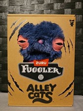 New Zuru Fuggler Alley Cats Cheezee Blue Kitty Cat 9" Plush Toy  SUPER SOFT 