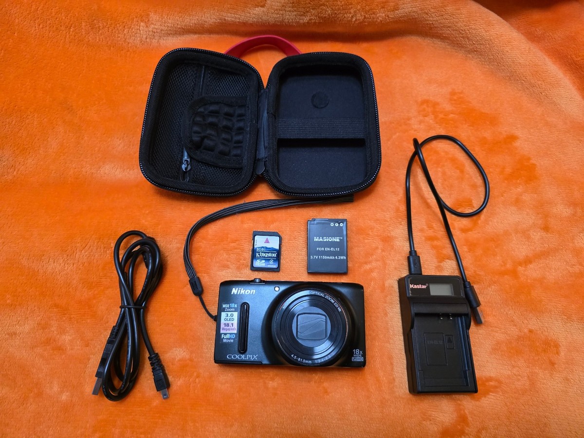 Nikon COOLPIX S9400 18.1MP Digital Camera - Black for sale online