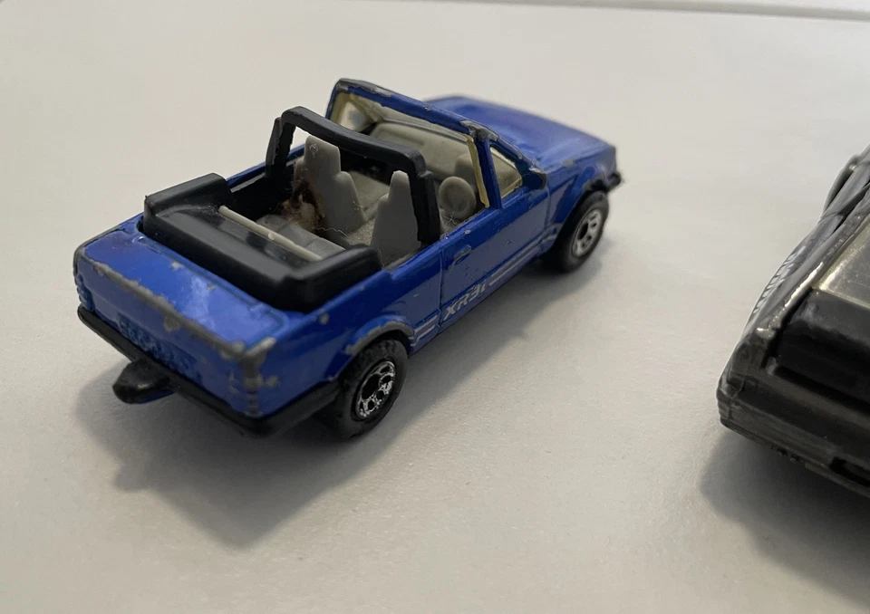 Lote de trabajo Matchbox x3 Audi Quattro 1982 Peugeot 205 Turbo 16 1984 Ford Escort 1985 Foto 3 de 4