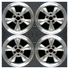 Set 2005 2006 2007 2008 2009 Ford Mustang Oem Charcoal Spokes Wheels Rims 3589