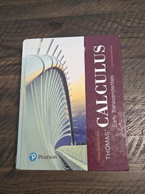 Thomas' Calculus: Early Transcendentals 14th Edition Hardcover