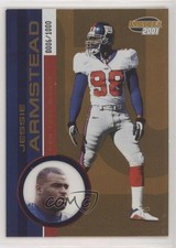 2001 Pacific Invincible 6/1000 Jessie Armstead #155 0q3
