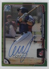 2015 Bowman Chrome Prospects Green Refractor 63/99 Gio Urshela Giovanny Auto yl0