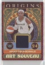 2023 Panini Origins WNBA Art Nouveau Memorabilia Red 43/49 Arike Ogunbowale 00zd